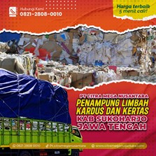 Penampung Limbah Kardus & Kertas Sukoharjo